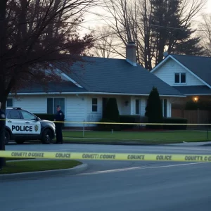 Scene of a shooting in a suburban neighborhood in Seabrook