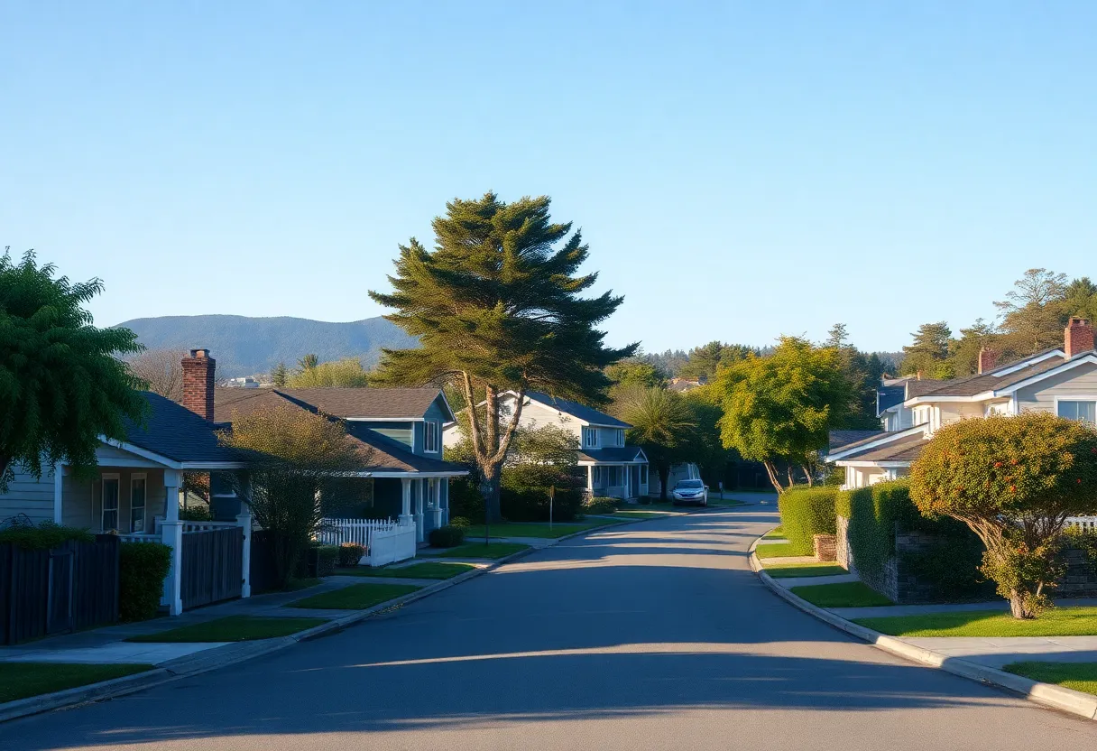 A tranquil residential area on St. Helena Island