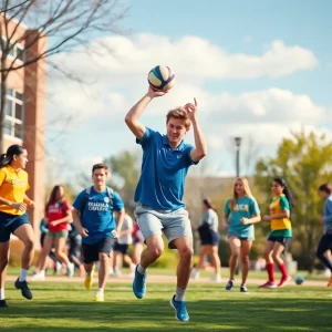 USCB student-athletes participating in sports activities