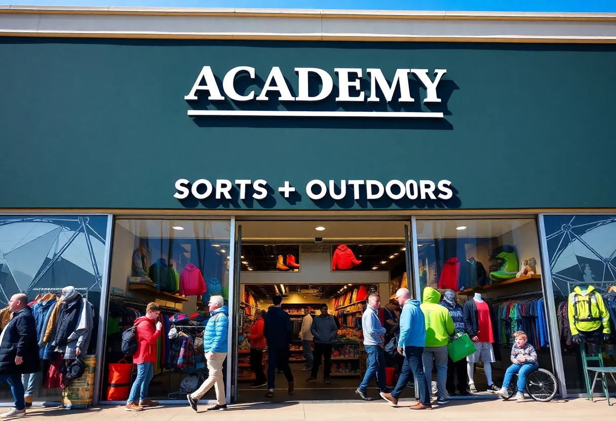 Academy Sports + Outdoors store front in Beaufort