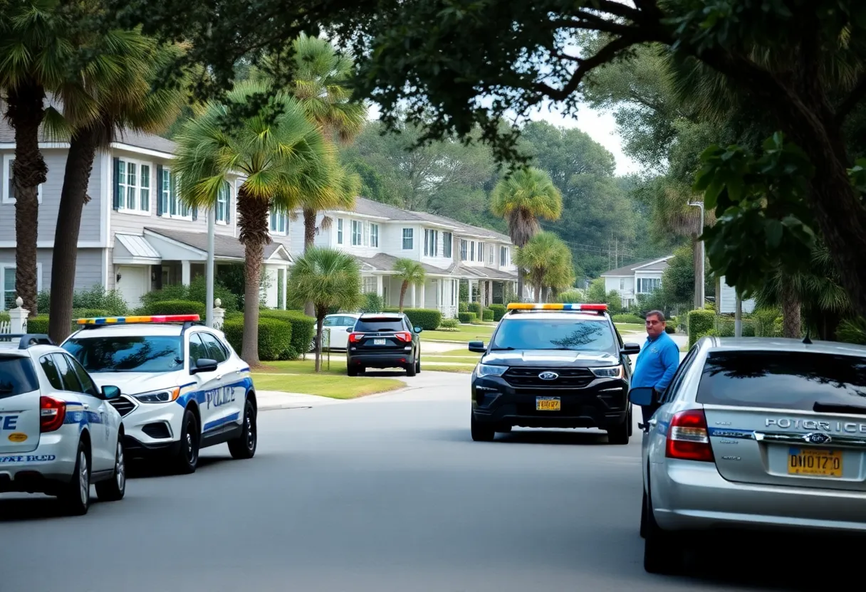 Police presence in Beaufort neighborhood after shooting incident