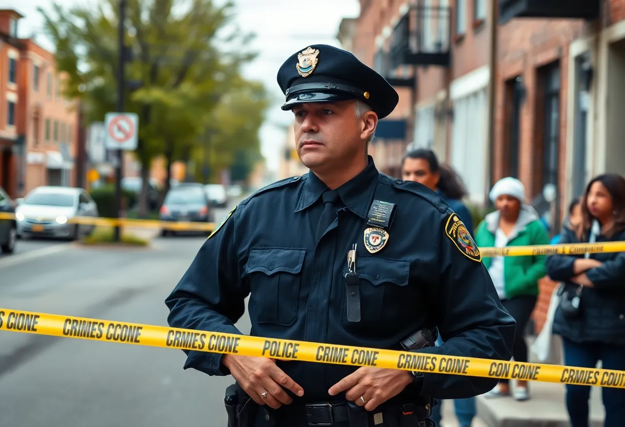 Police officers responding to a shooting incident in Beaufort County