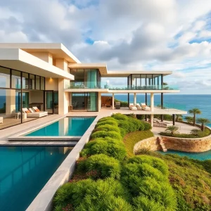 Luxury oceanfront home in Beaufort County