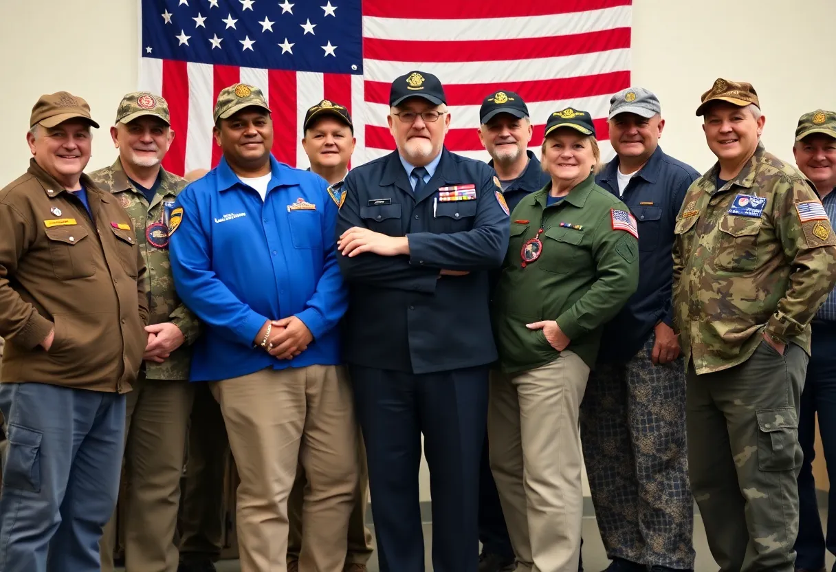 A group of Beaufort veterans honored by American Legion Post 207