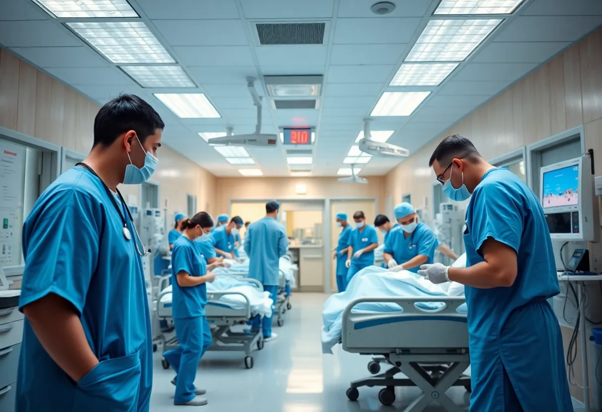 Emergency medicine team at Beaufort Memorial Hospital