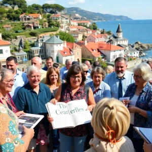 Community gathering in Beaufort honoring Jeff Evans