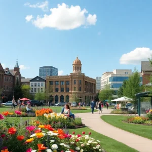 Serene landscape representing the legacy of JoAnne Flowers in Madison, Wisconsin