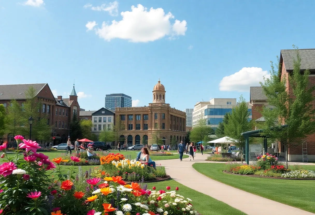 Serene landscape representing the legacy of JoAnne Flowers in Madison, Wisconsin