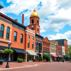 Historic streets of Marietta, Ohio