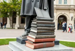 Statue representing Robert Smalls at the South Carolina Statehouse