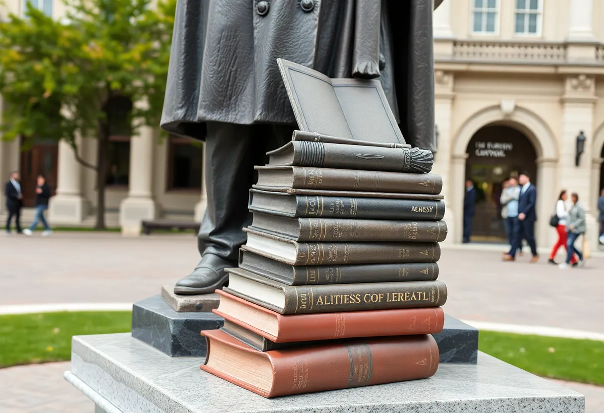 Statue representing Robert Smalls at the South Carolina Statehouse