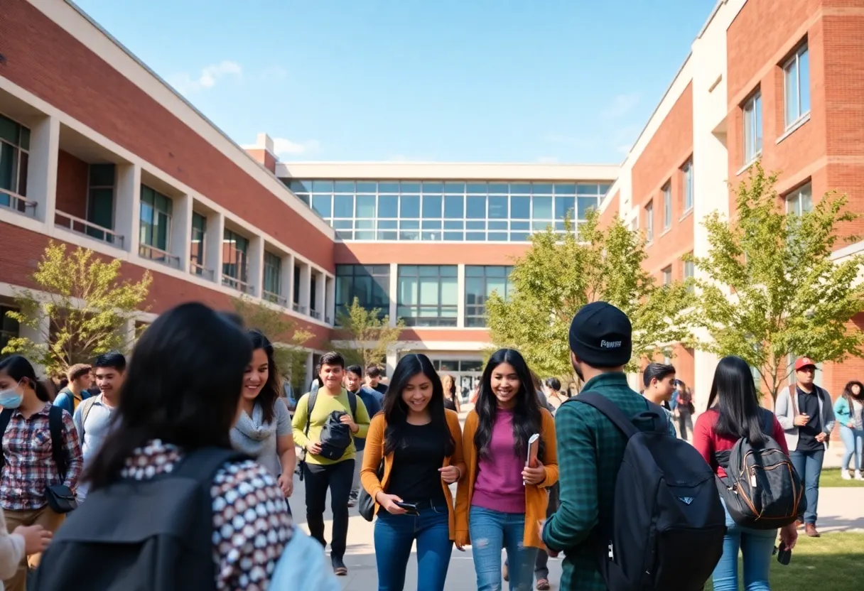 Students studying and collaborating at University of South Carolina campus.