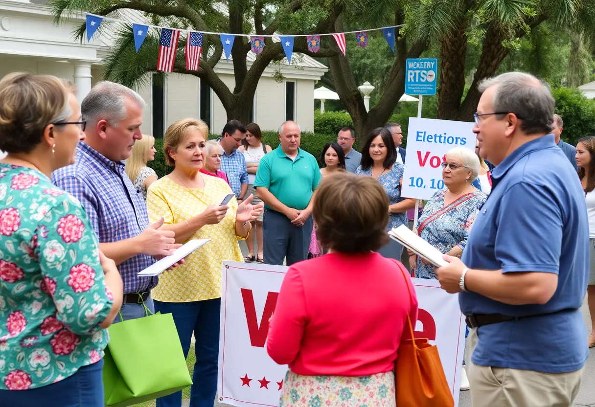 Residents of Beaufort County engaged in discussions about municipal elections.