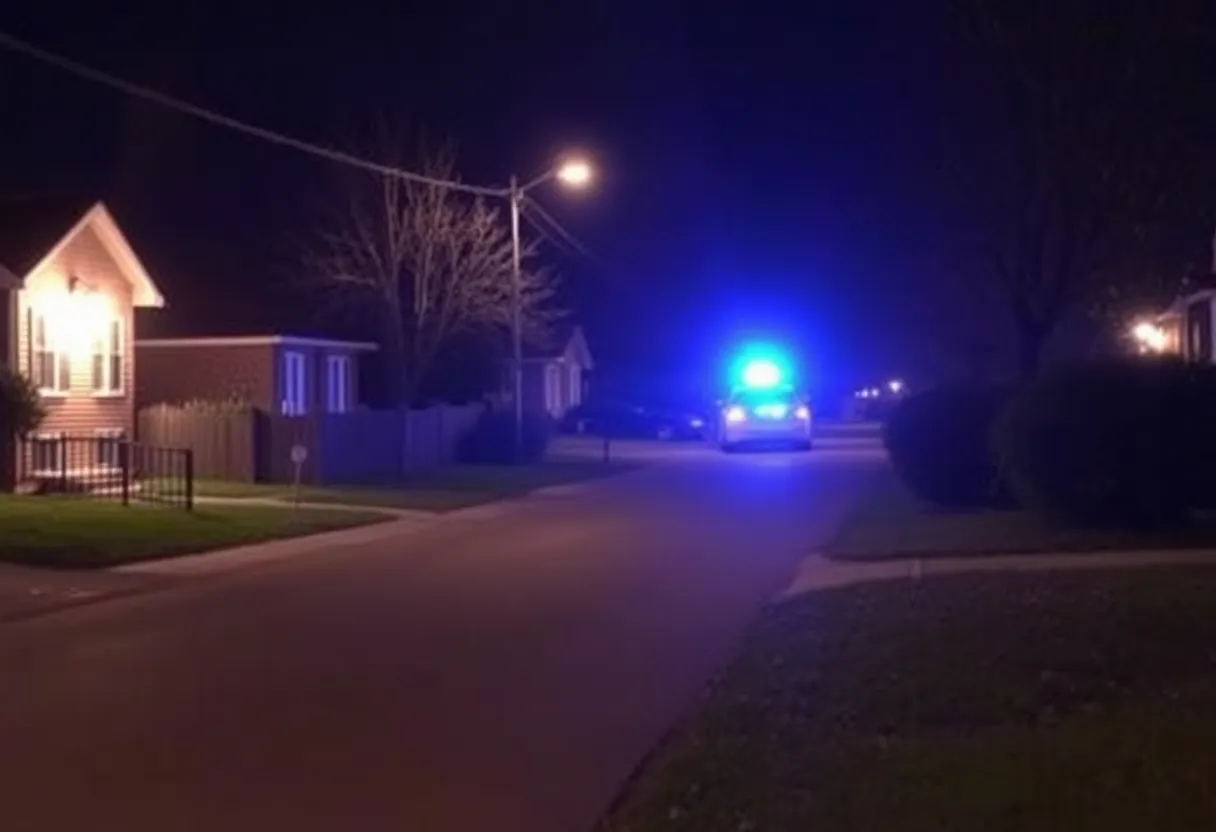 Police presence at a shooting scene in Beaufort County