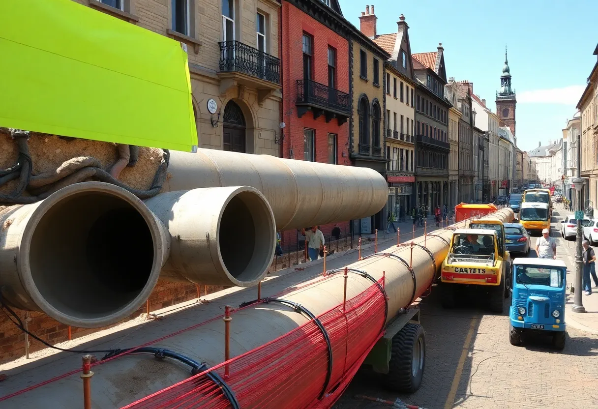 Construction of stormwater improvements in Beaufort, SC