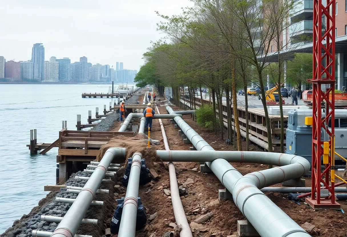 Construction site for stormwater management in Beaufort SC