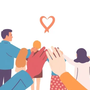 Illustration representing hope and resilience during cancer treatment.