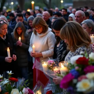 Community gathering honoring victims of mass shooting