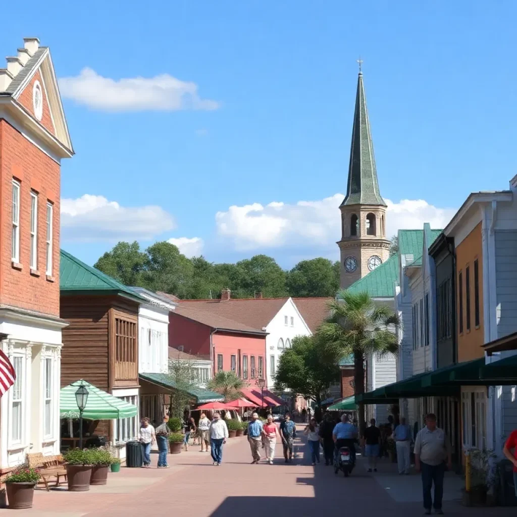 Image showcasing the warmth and charm of South Carolina's friendliest towns.
