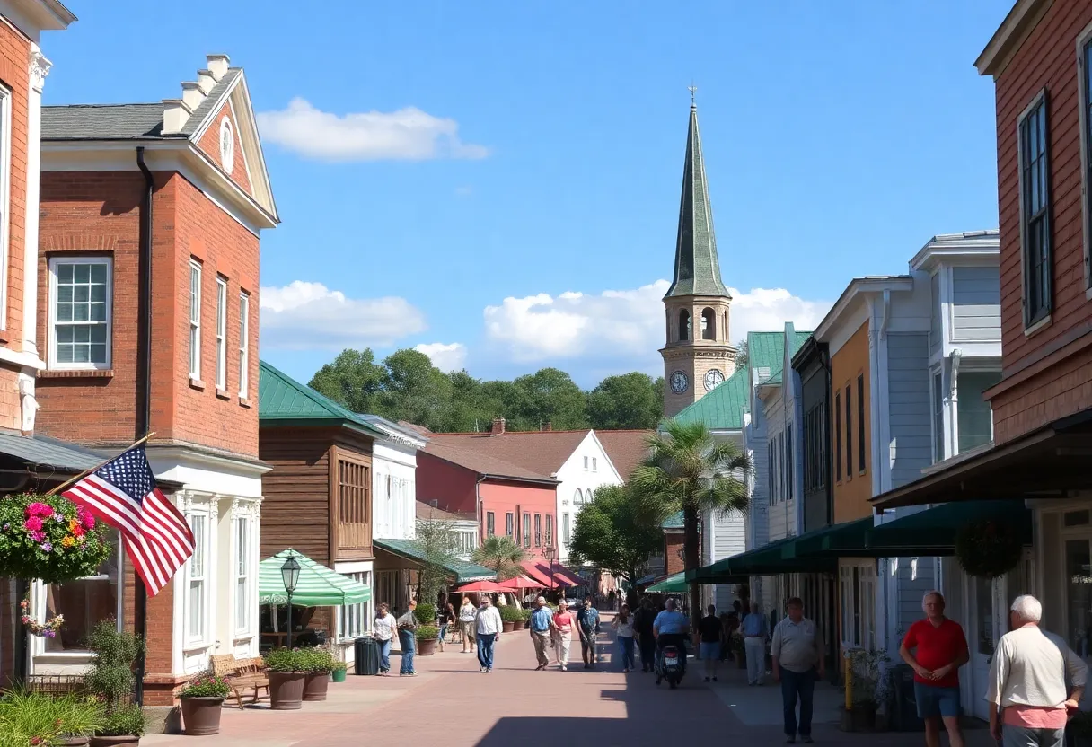 Image showcasing the warmth and charm of South Carolina's friendliest towns.