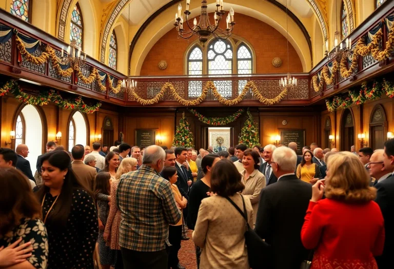 Community celebration at Beth Israel Synagogue