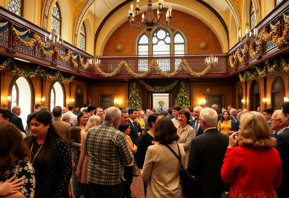 Community celebration at Beth Israel Synagogue