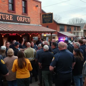 Emergency response at a mass shooting scene in St. Helena Island