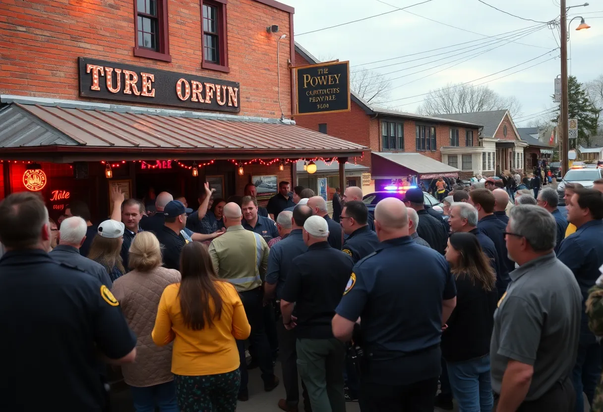 Emergency response at a mass shooting scene in St. Helena Island