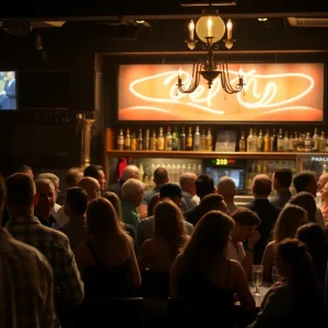 Scene of a tragic mass shooting at a bar