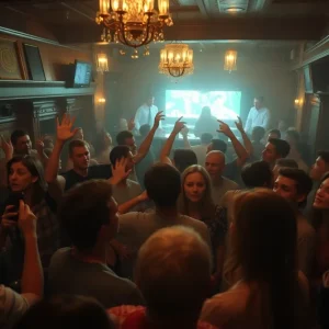 Scene of chaos at Willie’s Bar and Grill following a mass shooting.