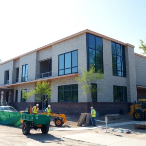 Construction site for May River Elementary School in Bluffton