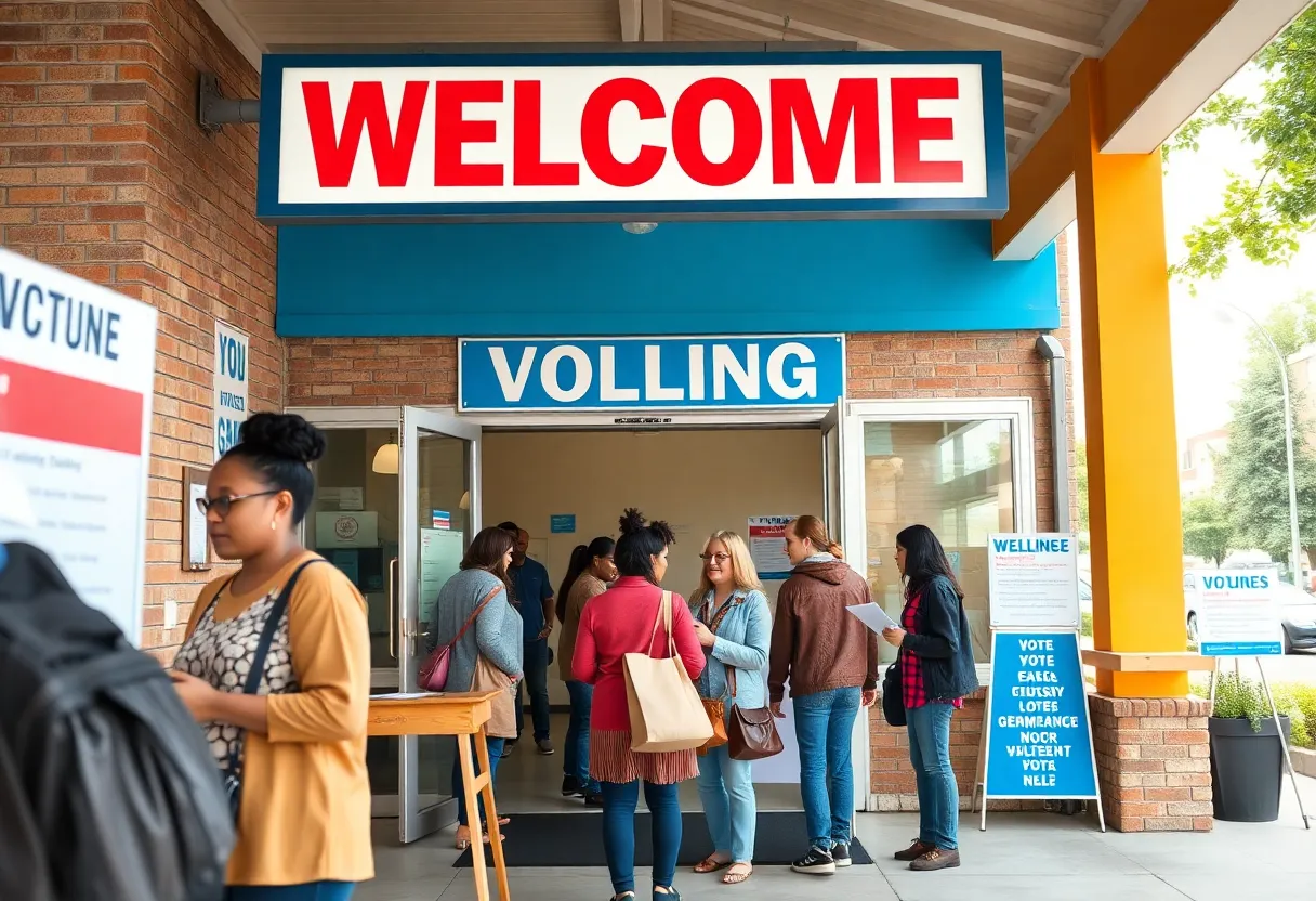 Early voting polling location in Beaufort County