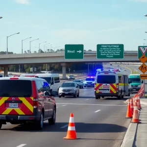 Emergency response at Highway 17 intersection.