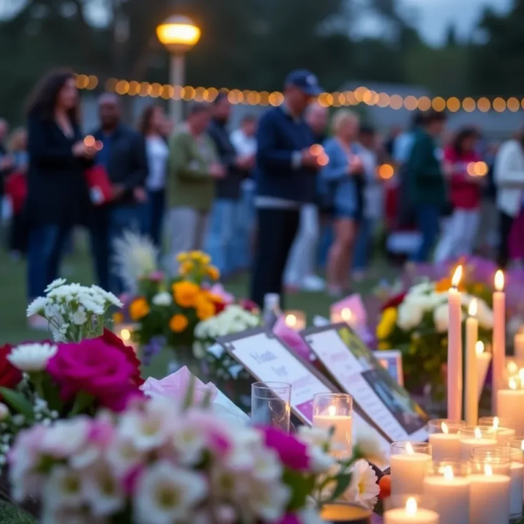 Community vigil honoring victims of the St. Helena Island mass shooting