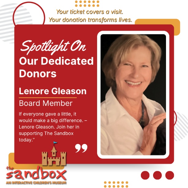 Lenore Gleason at The Sandbox