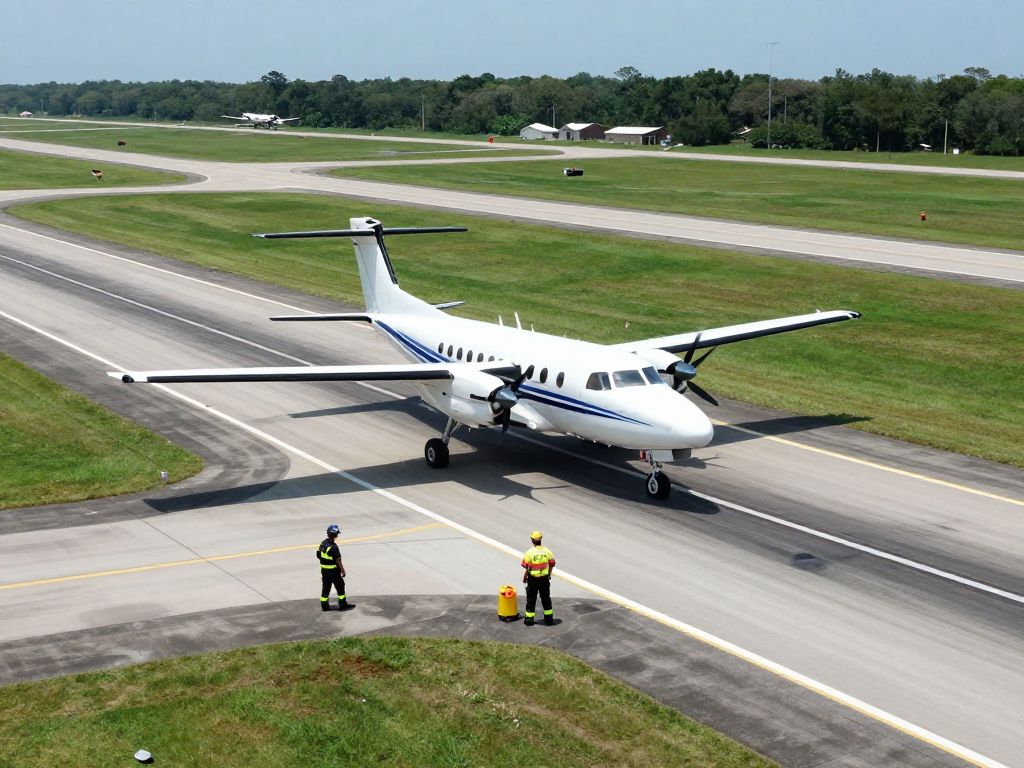 Light-engine aircraft overshot runway at Beaufort County airport