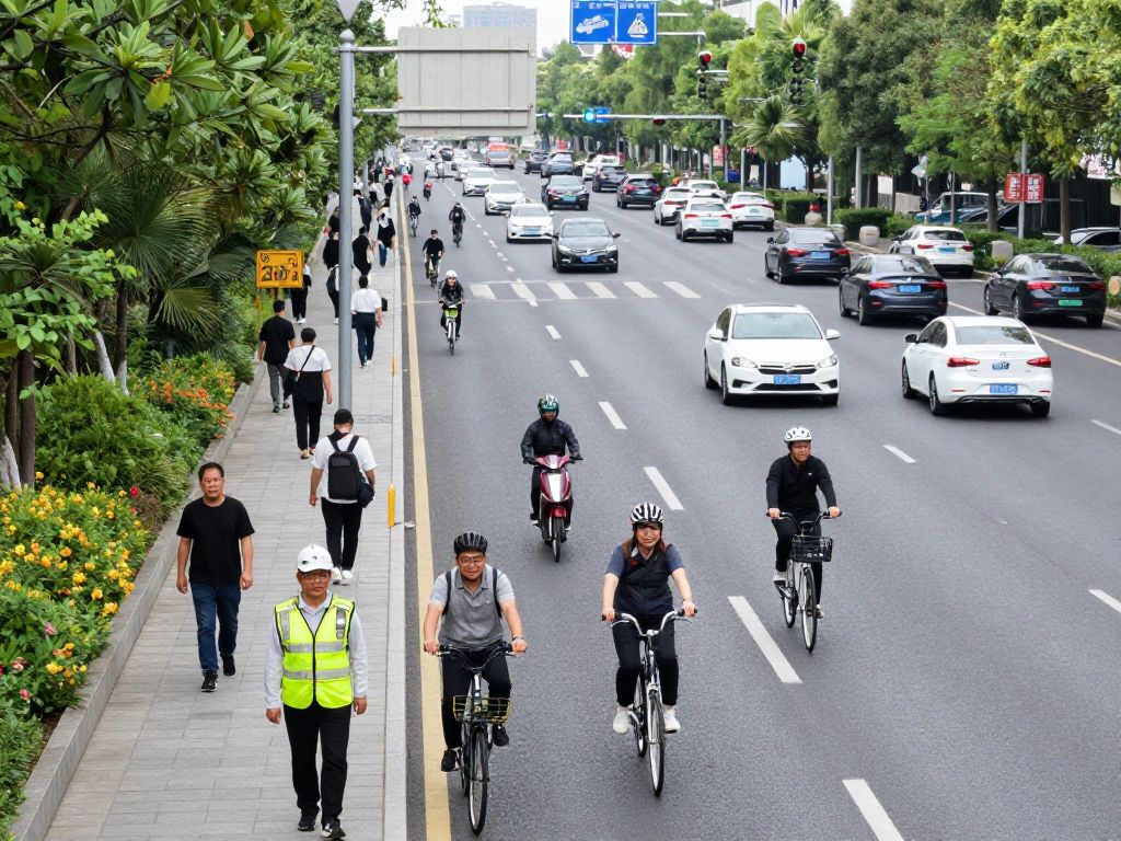 Pedestrian and cyclist safety infrastructure in Beaufort County
