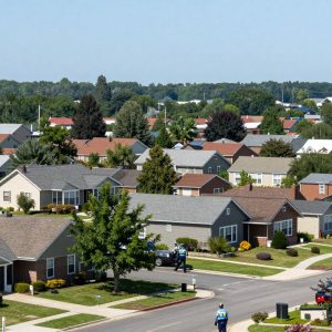 Serene view of a Beaufort County residential area