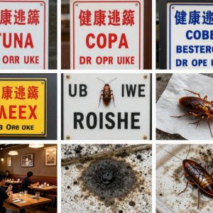 Restaurants in Beaufort showing signs of health code violations like roaches and black mold.