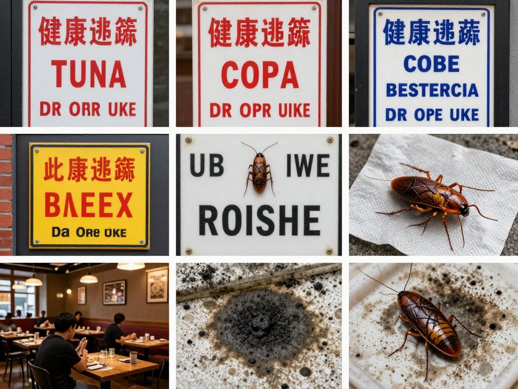 Restaurants in Beaufort showing signs of health code violations like roaches and black mold.