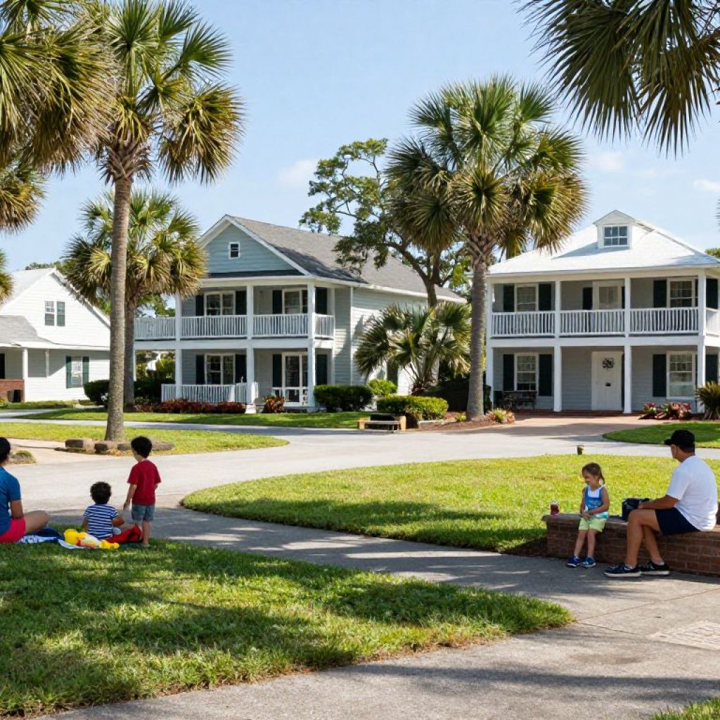 A peaceful community scene on Hilton Head Island.