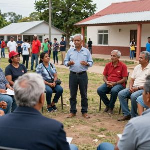 Residents discussing heirs' property solutions in Beaufort