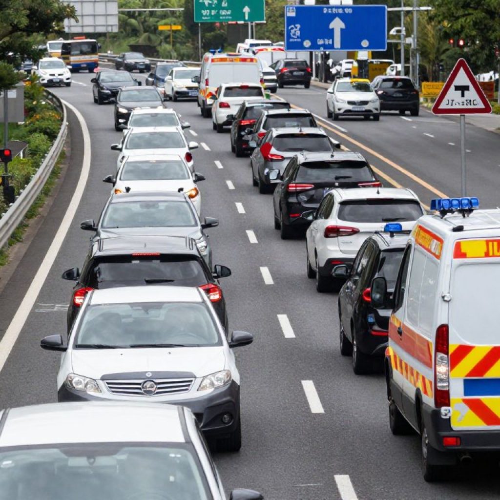 Traffic congestion on SC 170 near Publix in Beaufort
