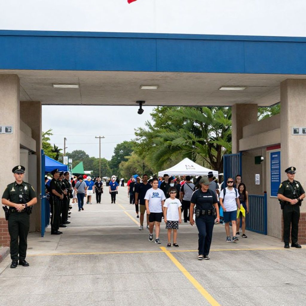 Security presence at Parris Island graduation events