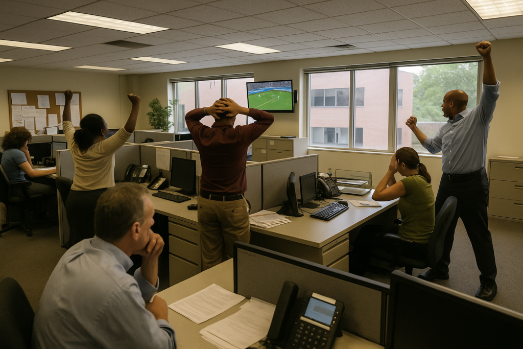 Beaufort Fans React to World Cup Matchday Results