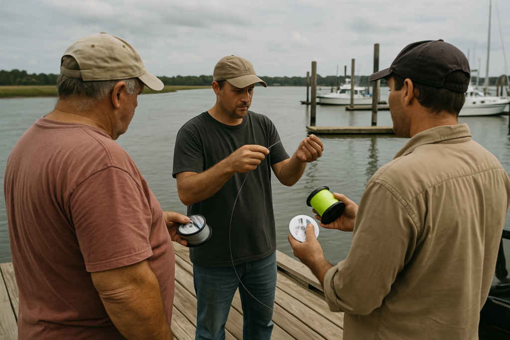 Choosing the Right Fishing Line in Beaufort: Braided, Fluorocarbon, or Monofilament?
