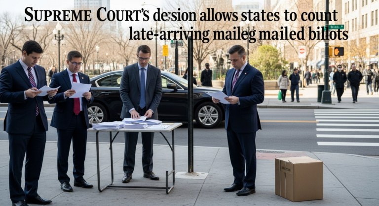 Supreme Court Upholds Mail Ballot Counting Rules Ahead of 2026 Midterms