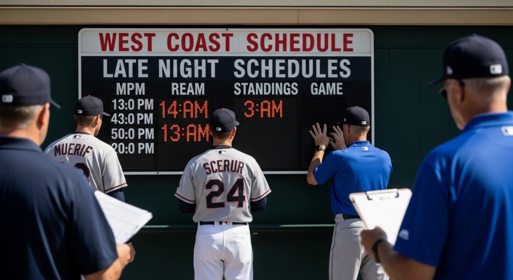 West Coast MLB Games Offer Late-Night Viewing for Beaufort Fans