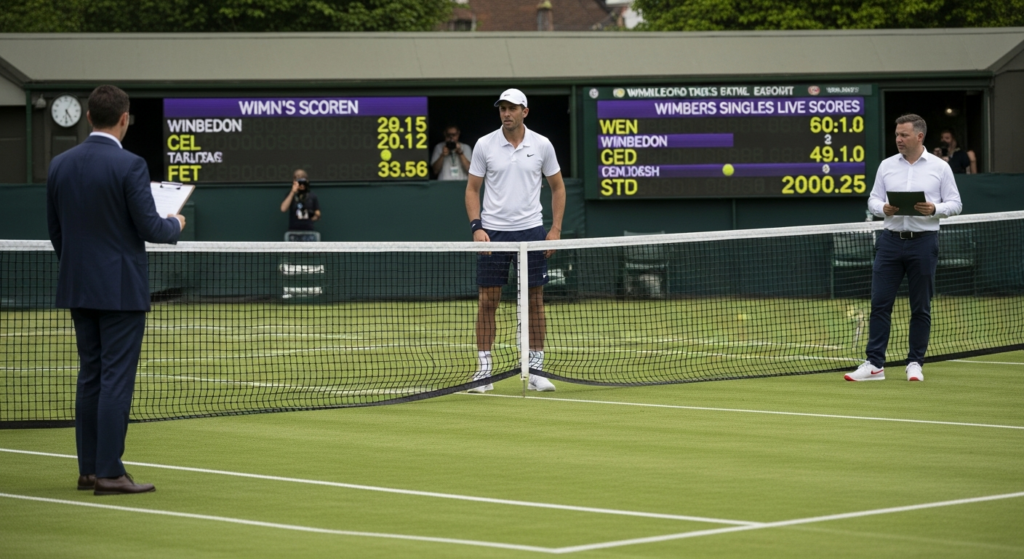 Beaufort Tennis Enthusiasts Track Wimbledon Men’s Singles Live Scores
