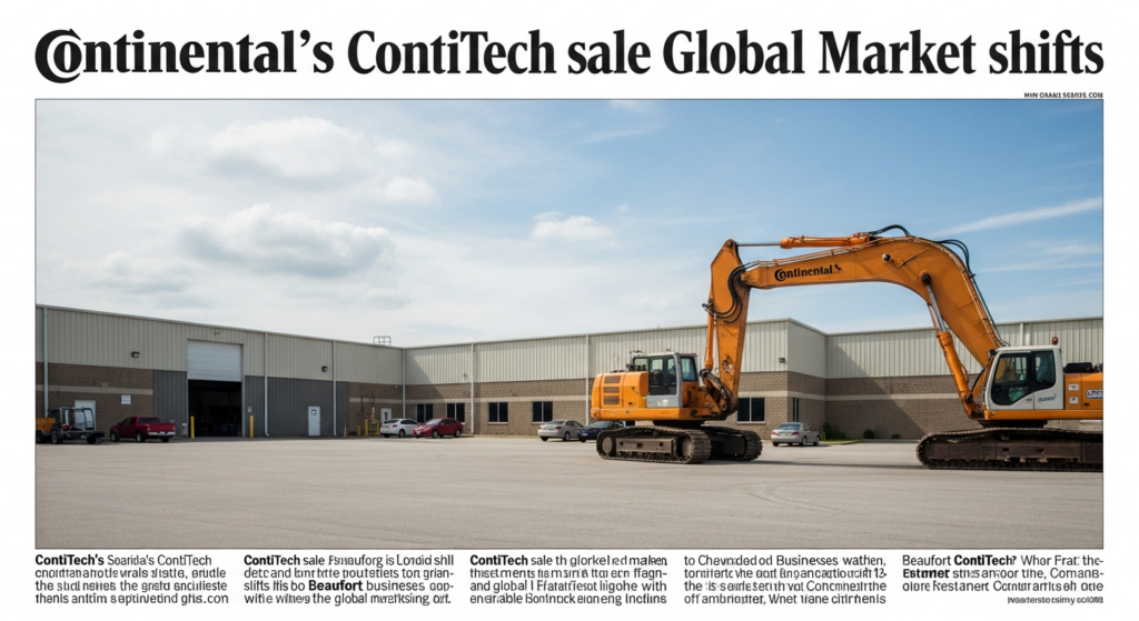 Continental’s $4.6 Billion ContiTech Sale Reflects Global Market Shifts, Watched by Beaufort Businesses